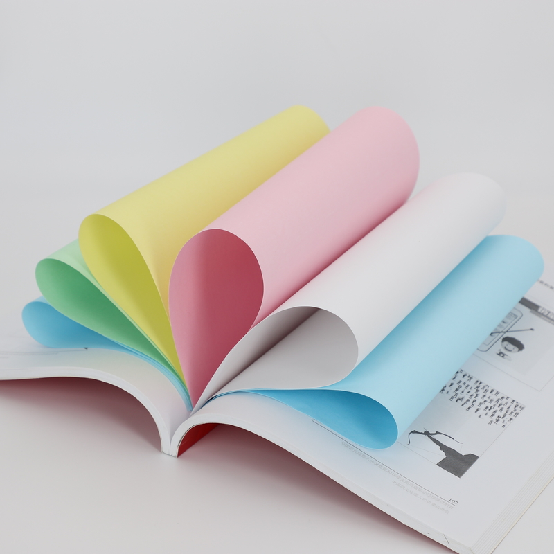 100% Virgin Wood Pulp Blue Image 5 Plys NCR Carbonless Paper A Grade