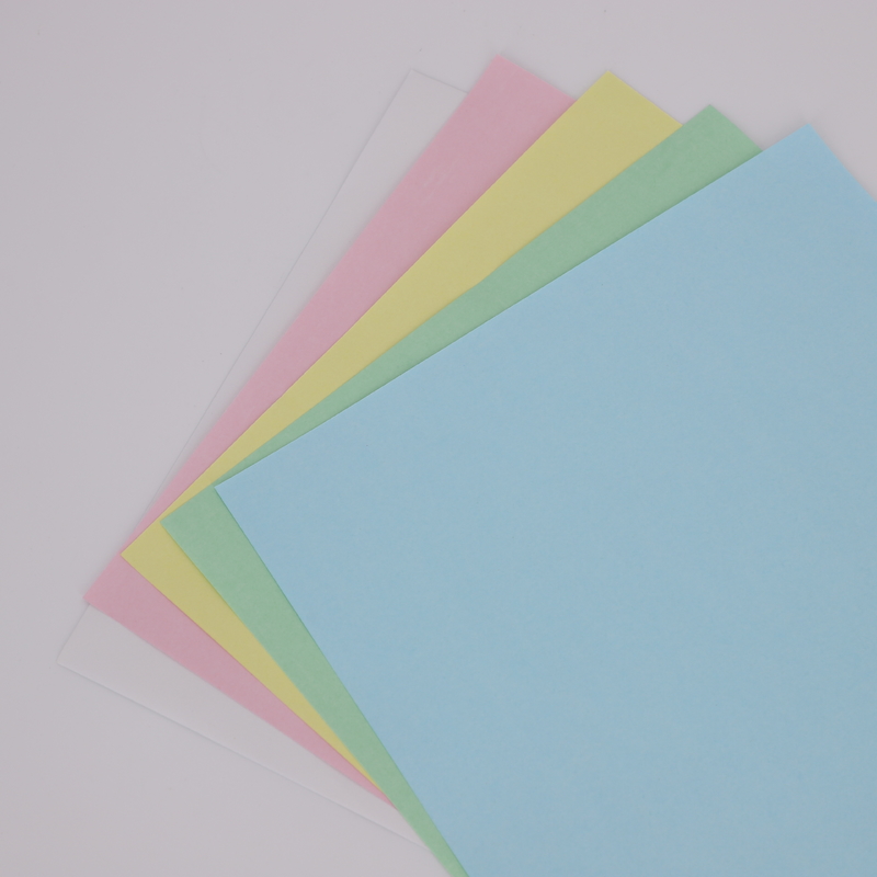 Black Image NCR Paper For Laser Printers White Pink Yellow Blue Green 43*61cm
