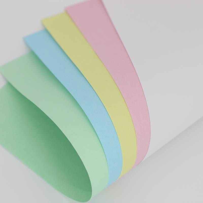Black Image NCR Paper For Laser Printers White Pink Yellow Blue Green 43*61cm