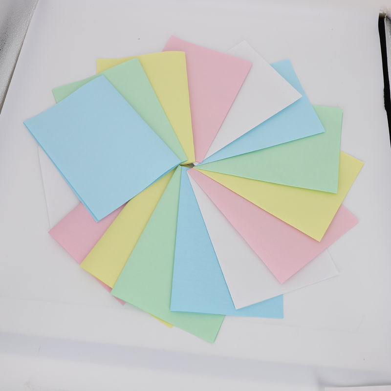 100% Imported Virgin Wood Pulp NCR Paper Yellow Blue Green Pink Color Grade A