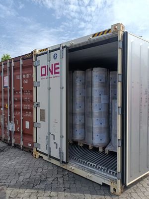 Petit pain enorme noir 80*60mm de papier chinois de papier thermosensible d'image de MARQUE de FOYER