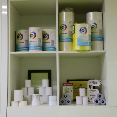 Papier thermosensible lisse Till Rolls 80mmx80mm pour la position Rolls d'atmosphère