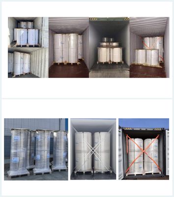 FSC Pâte de bois vierge revêtue de papier thermique pour l'impression Jumbo Roll pour le rouleau POS