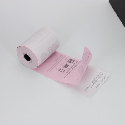 Ruloir de papier sans carbone de pâte de bois vierge FSC pour le rouleau / l'impression de POS